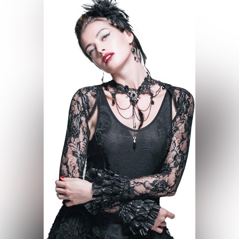 Devil Fashion Lace Shawl